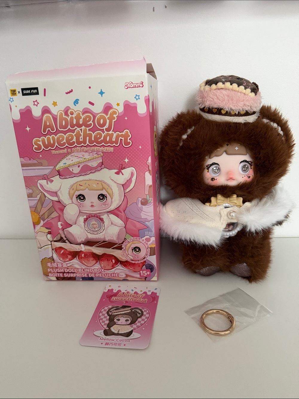 A Bite of Sweetheart - Mellow Cocoa Plush Brown Doll